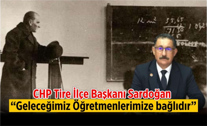 Başkan Sardoğan, "24 Kasım Öğretmenler Gününü kutlarım.”