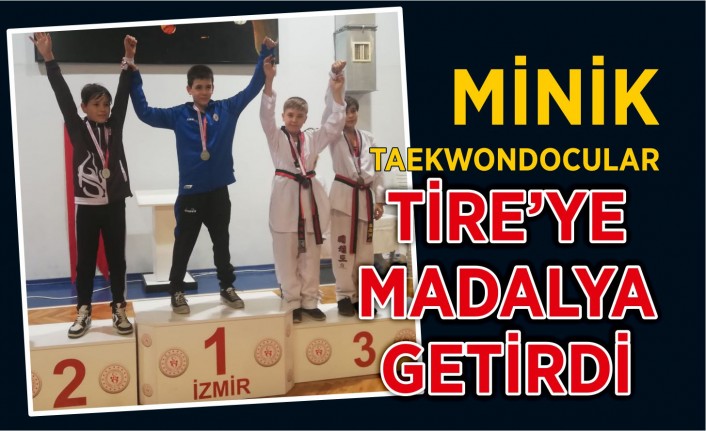 Tireli minik Taekwondocuların başarısı