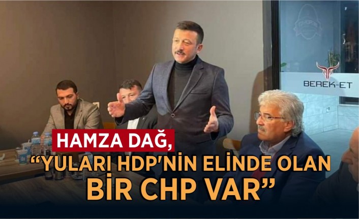 Dağ,“Yuları HDP'nin elinde olan bir CHP var”