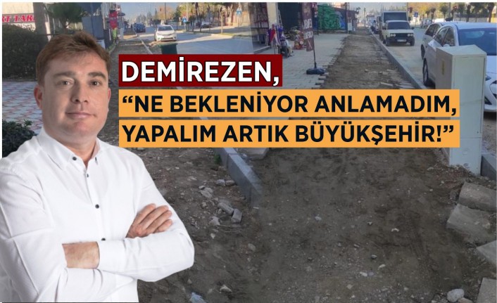 Demirezen, İzmir Büyükşehir Belediyesinin çalışmalarını eleştirdi