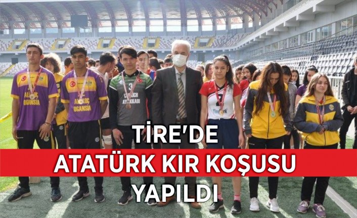 Tire’de Atatürk Kır Koşusu yapıldı